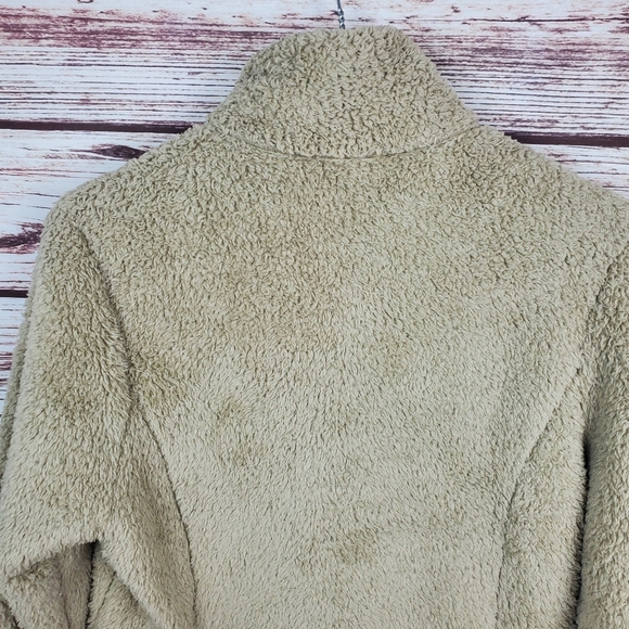 Patagonia Womens Small Tan/Khaki Los Gatos 1/4 Zip High-Pile Fleece Pullover - Picture 10 of 11